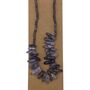Amethyst Gemstone Beaded Necklace, thumbnail 2 of 5