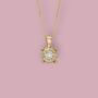Genuine Diamond Necklace In 9ct Gold, thumbnail 3 of 12