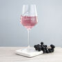 Personlaised Birthday Wine Glass, thumbnail 4 of 5