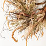 Dried Ruscus Amaranth Wreath With Bunny Tails, thumbnail 5 of 5
