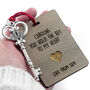 Personalised Couple's Key To My Heart Keepsake, thumbnail 4 of 5