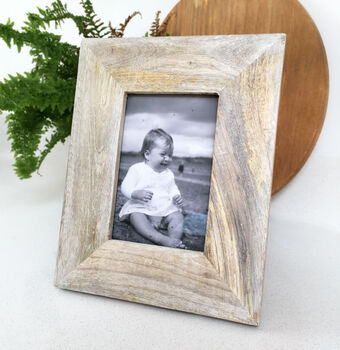 Handmade Wooden Photo Frame For 4x6 Picture, 4 of 8