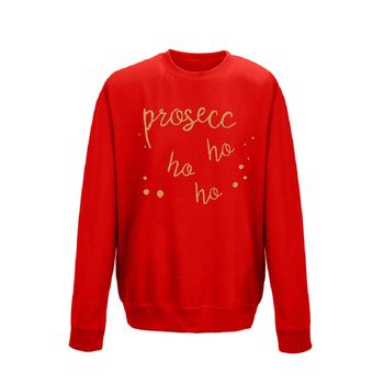 Prosecco Ho Ho Ho Christmas Sweatshirt, 6 of 8