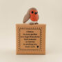 A Robin In Your Garden Tiny Little Gifts Bobbin Robin, thumbnail 4 of 4