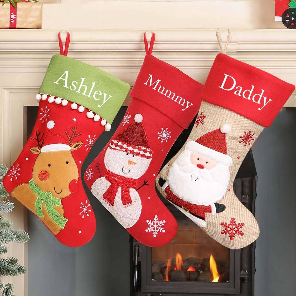 family christmas stockings by dibor | notonthehighstreet.com