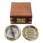 Personalised Brass 24th Birthday 100 Year Calendar Compass, thumbnail 7 of 12