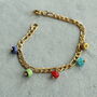 Millefiori Charm Bracelet, thumbnail 5 of 8