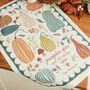 Personalised Autumn Pumpkin Tea Towel, thumbnail 3 of 4