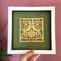 Custom Framed Artwork With Names And Date, thumbnail 6 of 8