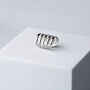 Sterling Silver Simple Ear Cuff, thumbnail 1 of 6