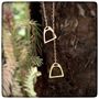 Personalised Stirrup Necklace, Silver, Gold Or Rose Gold, thumbnail 10 of 12