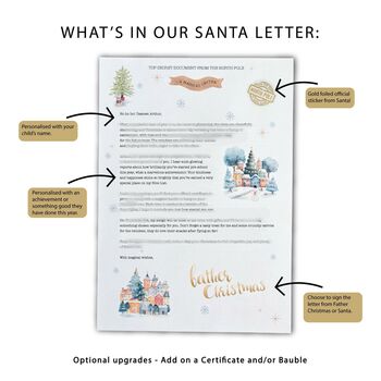 Personalised Nice List Letter From Santa, 7 of 7