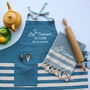 Personalised Apron, Tea Towels, 2nd Anniversary Gift, thumbnail 4 of 12