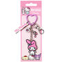 Hello Kitty My Melody Keyring With Charms, thumbnail 5 of 5