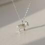 Silver Goat Necklace, thumbnail 1 of 6