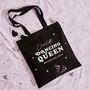 Personalised Dancing Queen Hen Party Black Tote Bag, thumbnail 1 of 2