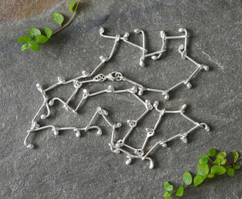 Head Pin Necklace In Sterling Silver, 2 of 3