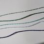 Dainty Crystal Gemstone Choker Necklace, thumbnail 6 of 7