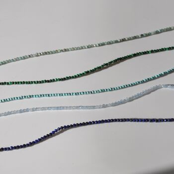 Dainty Crystal Gemstone Choker Necklace, 6 of 7