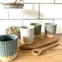 Handmade Ceramic Coffee Cups, thumbnail 1 of 3
