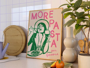 More Pasta Kitchen Print, 4 of 6