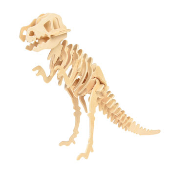 Wooden 3D Tyrannosaurus Rex Puzzle, 2 of 5