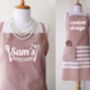 Personalised Cotton Apron, Christmas Gift For Mums, thumbnail 2 of 9