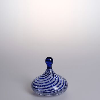 Handmade Triangolo Piatto Hand Blown Glass Sculpture, 6 of 12