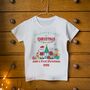 Personalised Kids’ Christmas T Shirt – ‘When I Wake Up It Will Be Christmas’, thumbnail 1 of 4