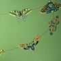 Moths Recycled Paper Garland, thumbnail 3 of 5