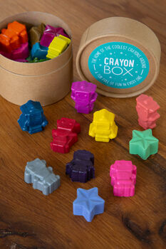 Dinosaur Themed Crayon Play Tub Set Of 16 Wax Crayons, 7 of 9