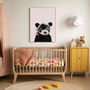 Cute Bear Pastel Nursery Art Print, thumbnail 2 of 3