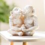 Garden Ornament Kissing Monkey Resin Chimp Stone Effect, thumbnail 10 of 12