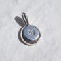 Personalised Hand Stamped Zodiac Molten Pebble Necklace, thumbnail 2 of 8