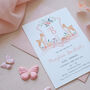 Pink Woodland Baby Shower Invitations, thumbnail 4 of 6
