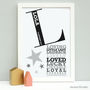 Personalised New Baby Words Framed Print, thumbnail 3 of 6