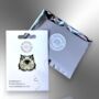Ragdoll Grumpy Long Haired Cat Enamel Pin Badge, thumbnail 6 of 9