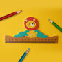 Wooden Lion Ruler | Stationary, thumbnail 1 of 4