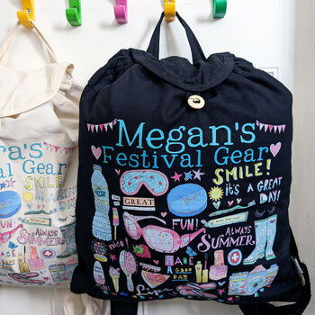 Personalised Festival Backpack, 2 of 12
