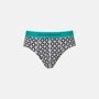 Men's 'Minimalist Geometric' Four Pack Bamboo Briefs, thumbnail 2 of 12