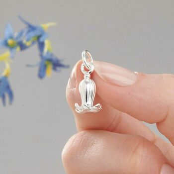 Bluebell Solid Silver Charm, 2 of 9