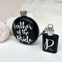 Groomsmen Party Hip Flask And Key Ring Gift Set, thumbnail 1 of 7