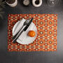 Moroccan Flower Canvas Fabric Place Mat Set, thumbnail 11 of 12