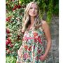 Floral Garden Strappy Cotton Dress, thumbnail 2 of 7