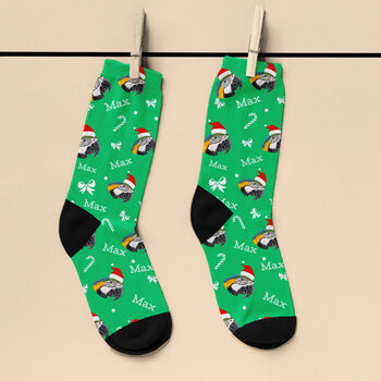 Personalised Christmas Pet Face Socks, 12 of 12
