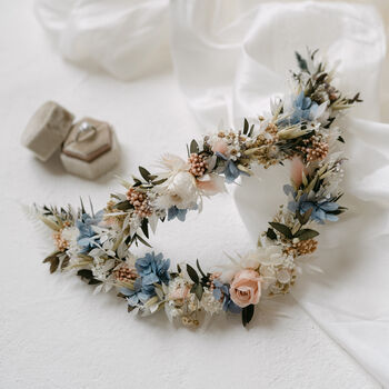 Lark Wildflower Bridal Wedding Dried Flower Headpiece, 4 of 4