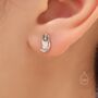 Barn Owl Stud Earrings In Sterling Silver, thumbnail 6 of 11