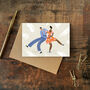 Let's Boogie Greeting Card, thumbnail 1 of 2