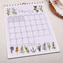 Floral 2024 Calendar For The Wall, thumbnail 7 of 7