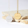 Personalised Name Gold Plated Disc Necklace, thumbnail 3 of 12